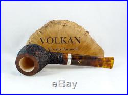 Brand new briar pipe VOLKAN Antiqua rustic devil anse Tobacco Pipe A14