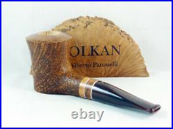 Brand new briar pipe VOLKAN B grade Tobacco Pipe Volkan by Alberto Paronelli