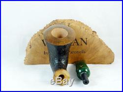 Brand new briar pipe VOLKAN Poesia sandblast shell handmade Tobacco Pipe C97