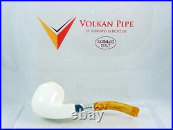 Brand new pipe Volkan meerschaum Tobacco Pipe pipa pfeife handmade silver spigot