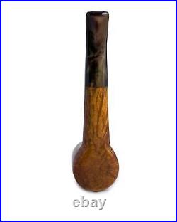 Briar Billiard Pipe Smooth Finished Straight Stem Tobacco Smoking Bowl by KAF