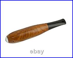 Briar Cigar Pipe Torpedo Zeppelin Tobacco Smoking Bowl with 9mm Filter by KAF