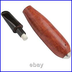 Briar Cigar zeppelin style smoking tobacco torpedo shape freehand rare wood pipe