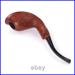 Briar Freehand Pipe Sandblasted Wooden Handmade Tobacco Pipe Cumberland Stem