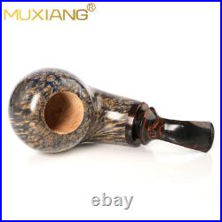 Briar Freehand Tobacco Pipe Wood Tomato Pipe Curved Stem Smooth Varnished Pipe