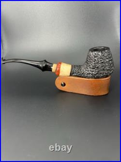 Briar Patch Pipery Rusticated Diplomat withMaple NEW, Unsmoked Tobacco Pipe