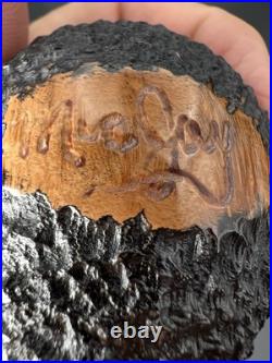 Briar Patch Pipery Rusticated Diplomat withMaple NEW, Unsmoked Tobacco Pipe