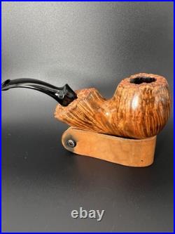 Briar Patch Pipery Smooth Straight Grain Blowfish NEW, Unsmoked Tobacco Pipe
