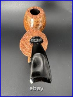 Briar Patch Pipery Smooth Straight Grain Blowfish NEW, Unsmoked Tobacco Pipe