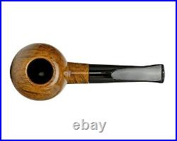 Briar Pipe Apple Shaped Straight Stem Big Tobacco Smoking Bowl with Filter KAF