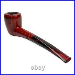 Briar Pipe Kit Freehand Dublin Tobacco Smoking Bowl + Wooden Stand Rack Holder