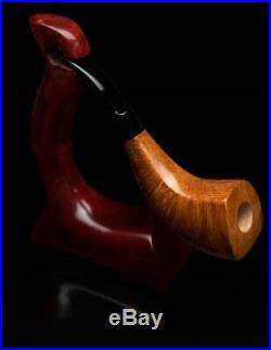 Briar Pipe Smoking Tobacco Horn Artisan Handmade Wooden Smooth Finished KAFpipe