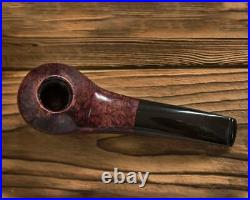 Briar Pipe Smooth Finished Feehand Straight Bulldog Smoking Bowl with Filter KAF