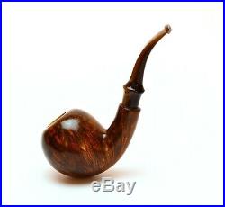 Briar Pipe Tobacco Pipe Smoking Pipe Huge Briar Wood Bowl Bent Apple Smooth