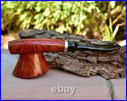 Briar Pipe Unique Freehand Artisan Tobacco Smoking Bowl with Smooth Finish KAF