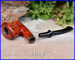 Briar Pipe Unique Freehand Artisan Tobacco Smoking Bowl with Smooth Finish KAF
