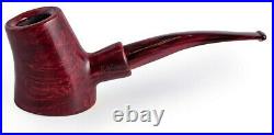 Briar Poker Pipe Conical Shaped Red Color Smooth Tobacco Smoking Bowl by KAF