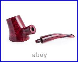 Briar Poker Pipe Conical Shaped Red Color Smooth Tobacco Smoking Bowl by KAF