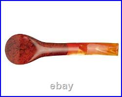 Briar Tobacco Pipe Freehand Volcano Smooth Smoking Bowl with Filter KAF Handmade