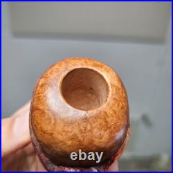 Briar Tobacco Smoking Pipe-Masterpiece by Desislav Gechev-Skull Sculptural Pipe