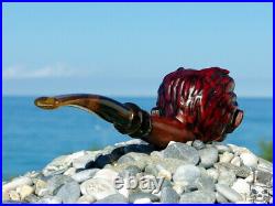 Briar Wood Tobacco Pipe Bust of Alfred E. Neuman Me Worry by Oguz Simsek