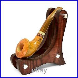 Briar freehand artisan special unique handmade smoking tobacco sherlock pipe