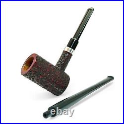 Briar freehand rusticated smoking tobacco artisan unique wooden sherlock pipe