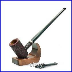 Briar freehand rusticated smoking tobacco artisan unique wooden sherlock pipe