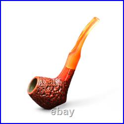 Briar freehand smoking tobacco rusticated artisan wooden handcrafted KAF pipe