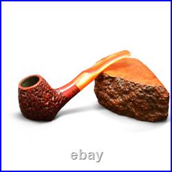 Briar freehand smoking tobacco rusticated artisan wooden handcrafted KAF pipe