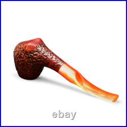 Briar freehand smoking tobacco rusticated artisan wooden handcrafted KAF pipe