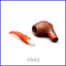 Briar freehand smoking tobacco rusticated artisan wooden handcrafted KAF pipe