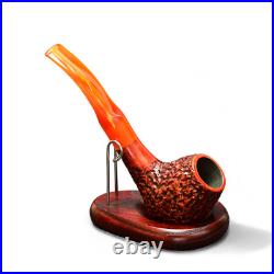 Briar freehand smoking tobacco rusticated artisan wooden handcrafted KAF pipe