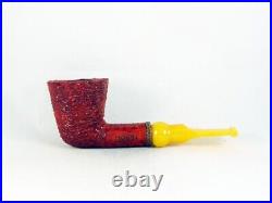 Briar pipe Casanova made in italy sandblast Tobacco Pipe 9mm pfeife handmade