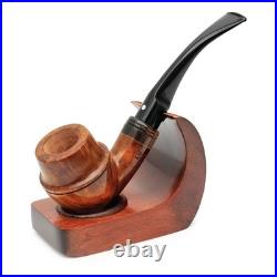 Briar pipe Freehand bowl style rare wooden pipe Smoking tobacco unique pipe