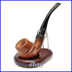 Briar pipe Freehand bowl style rare wooden pipe Smoking tobacco unique pipe