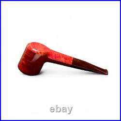 Briar pipe Freehand red smoking tobacco pipe Wooden exclusive artisan pipe