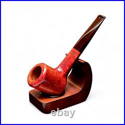 Briar pipe Freehand red smoking tobacco pipe Wooden exclusive artisan pipe