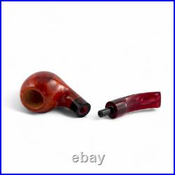Briar pipe Freehand red wooden pipe Smoking tobacco artisan handmade pipe