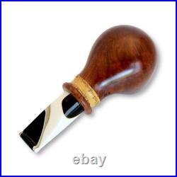 Briar pipe Freehand short briar pipe Unique rare pipe Smoking tobacco pipe