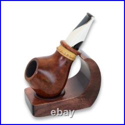 Briar pipe Freehand short briar pipe Unique rare pipe Smoking tobacco pipe