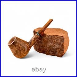 Briar pipe Freehand smoking tobacco Artisan handmade rare texture wooden pipe Briar pipe Freehand smoking tobacco Artisan handmade rare texture wooden pipe