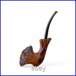 Briar pipe Freehand wooden briar pipe Artisan handmade smoking tobacco pipe