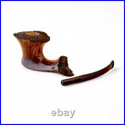 Briar pipe Freehand wooden briar pipe Artisan handmade smoking tobacco pipe