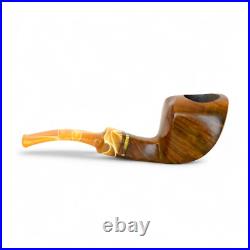 Briar pipe Freehand wooden pipe Smoking tobacco pipe Artisan unique rare pipe