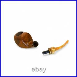 Briar pipe Freehand wooden pipe Smoking tobacco pipe Artisan unique rare pipe