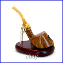 Briar pipe Freehand wooden pipe Smoking tobacco pipe Artisan unique rare pipe