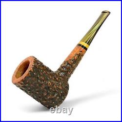 Briar pipe Rusticated wooden pipe bowl Smoking tobacco pipe Briar POKER pipe