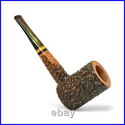 Briar pipe Rusticated wooden pipe bowl Smoking tobacco pipe Briar POKER pipe