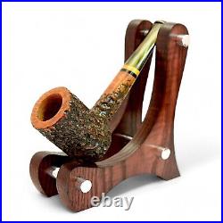 Briar pipe Rusticated wooden pipe bowl Smoking tobacco pipe Briar POKER pipe